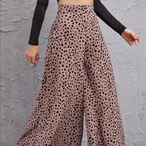 Wide Leg High Waisted Pants